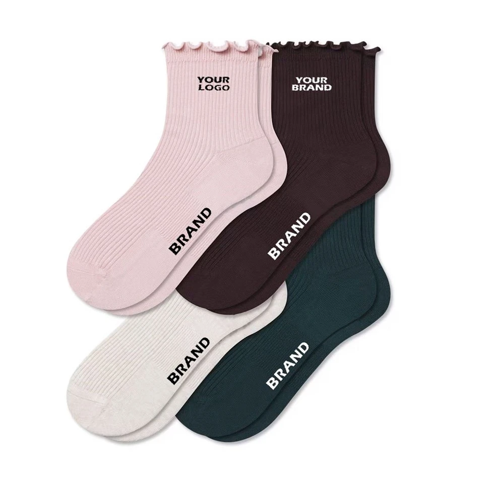 Ruffle Trim Socks